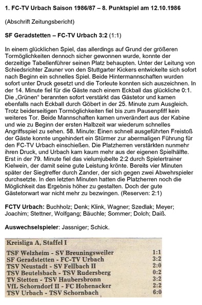 FCTV Urbach Saison 1986_87 8. Punktspiel SF Geradstetten FCTV Urbach 12.10.1986.jpg