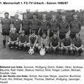 FCTV Urbach Saison 1986_87 Mannschaftsfoto schwarz weiss mit Namen.jpg