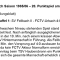 FCTV Urbach Saison 1985 86 SV Fellbach II FCTV Urbach 21. Spieltag am 29.03.1986