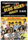 Oldie Night Urbach Plakat 2015