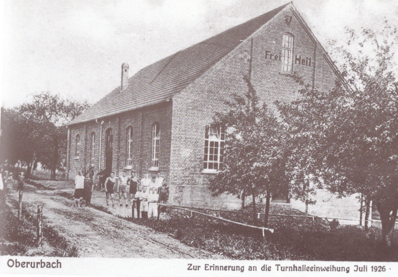 TSV Úrbach Turnhalle Einweihung 1926.jpg