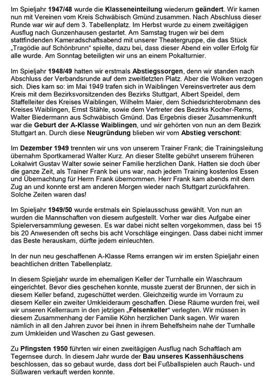 TSV Urbach 50 Jahre Fussball von 1922 bis 1972 Seite 4