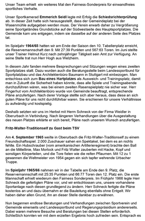 TSV Urbach 50 Jahre Fussball von 1922 bis 1972 Seite 9
