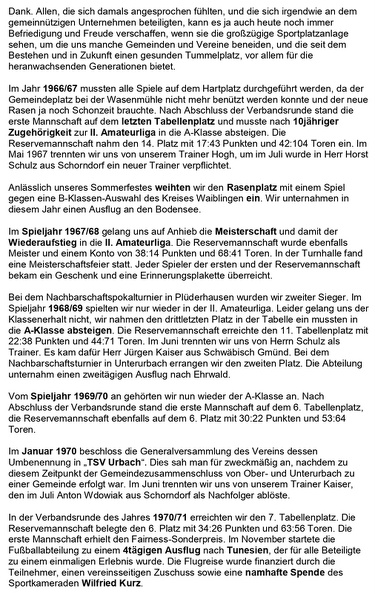 TSV Urbach 50 Jahre Fussball von 1922 bis 1972 Seite 11