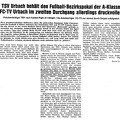 TSV Urbach Saison 1973 74 Bezirkspokalendspiel TSV Urbach FCTV Urbach 20.11.1974 Original