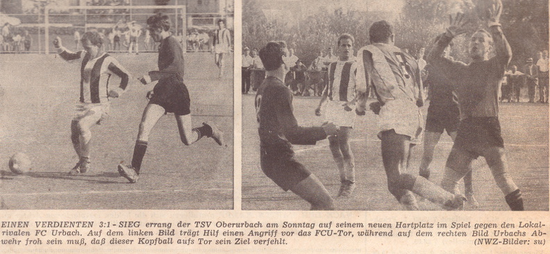 TSV Urbach Saison 1966 1967 TSV Oberurbach FC Urbach 11.09.1966-001