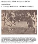 TSV Urbach Saison 1966 1967 TSV Oberurbach TSV Zuffenhausen 02.10.1966 Fotounterschrift