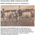 TSV Urbach Saison 1965 1966 TSV Oberurbach VfR Waiblingen 27.02.1966 Spielszene