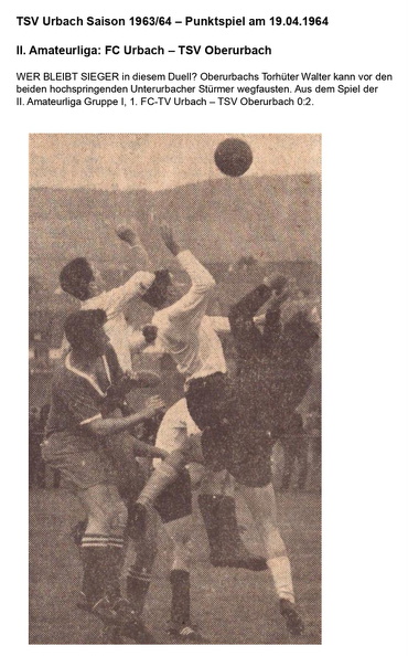 TSV Urbach Saison 1963 1964 FC Urbach TSV Oberurbach 19.04.1964 Foto.jpg