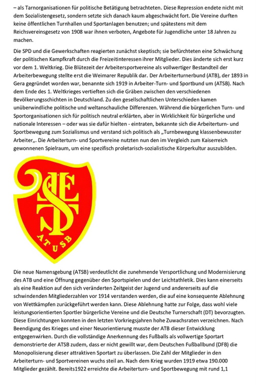TSV Oberurbach im Arbeitersportbund Seite 2