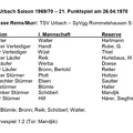 TSV Urbach Saison 19691970 TSV Urbach SpVgg Rommelshausen 26.04.1970