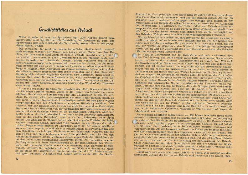 TSV Urbach Festschrift 50 Jahre 1949 Seite 12 und Seite 13.jpg