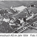 Konrad Hornschuch AG Luftaufnahme 1954