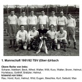TSV Urbach 1. Mannschaft 1951 1952 mit Namen