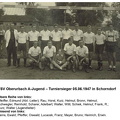 TSV Urbach A-Jugend Turniersieger 05.06.1947 mit Namen