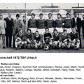 TSV Urbach 1. Mannschaft 1972 mit Namen
