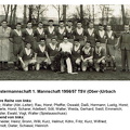 TSV Urbach Meistermannschaft 1. Mannschaft 1956 1957 mit Namen