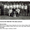 TSV Urbach Meistermannschaft 1950 1951 mit Namen