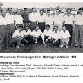 TSV Urbach Turniersieger beim 40jährigen Jubilaeum 1962