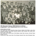 TSV Oberurbach Saison 1956 1957 Meisterschaftsfeier Gruppenbild 1. und 2. Mannschaft