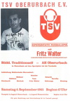 TSV Urbach Fritz-Walter-Traditionself Plakat