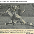 TSV Urbach Saison 1970 1971 TSV Urbach TSV Leutenbach 06.09.1970 Seite 2