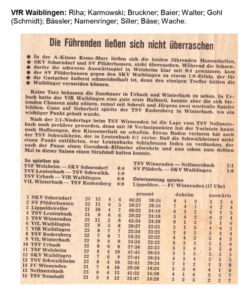 TSV Urbach Saison 1970 1971 TSV Urbach VfR Waiblingen 04.04.1971  Seite 2.jpg
