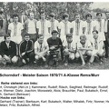 SKV Schorndorf Saison 1970 71 A-Klasse Meistermannschaft mit Namen