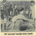 SKV Schorndorf A-Klasse Saison 1970 71 SKV Schorndorf SV Pluederhausen 18.04.1971 Spielszene