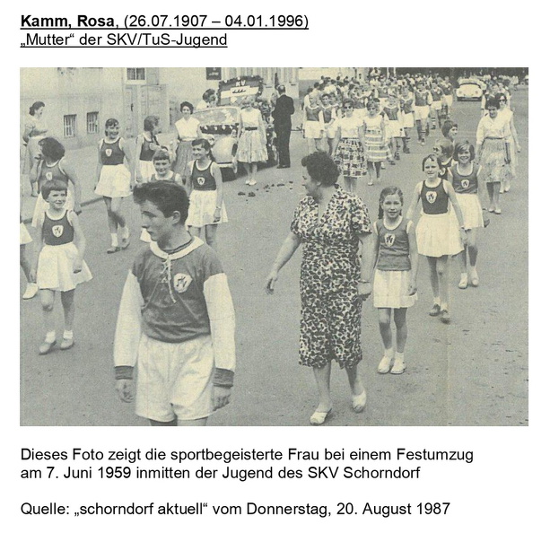 Kamm Rosa 26.07.1907 04.01.1996 inmiiten der SKV Jugend Festumzug 07.06.1959.jpg