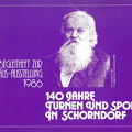 Sport in Schorndorf Titelblatt der Dokumentation von 1986