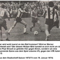 VfL Schorndorf Saison 1973 1974 VfL Schorndorf VfR Aalen Spielszene mit Werner Rettstatt