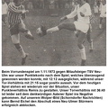VfL Schorndorf Saison 1973 1974 VfL Schorndorf TSV Neu-Ulm 01.11.1973 Bernd Eichel blockt ab