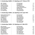 VfL Schorndorf Saison 1971 72 II. Amateurliga Staffel 1 Paarungen an div. Spieltagen Seite 2