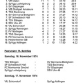 VfL Schorndorf Saison 1974 1975  I. Amateurliga Tabelle 13. Spieltag Paarungen 14. Spieltag.jpg