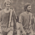 Bernd Eichel (links) und Sepp Rettstatt Torjaeger des VfL Schorndorf 1974