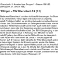 TSV Oberurbach II. Amateurliga Saison 1961 62 TSV Eltingen TSV Oberurbach 21.01.1962