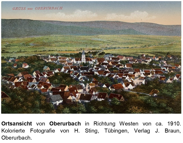 Ansichtskarten Urbach Ortsansichten Ansichtskarte  A01