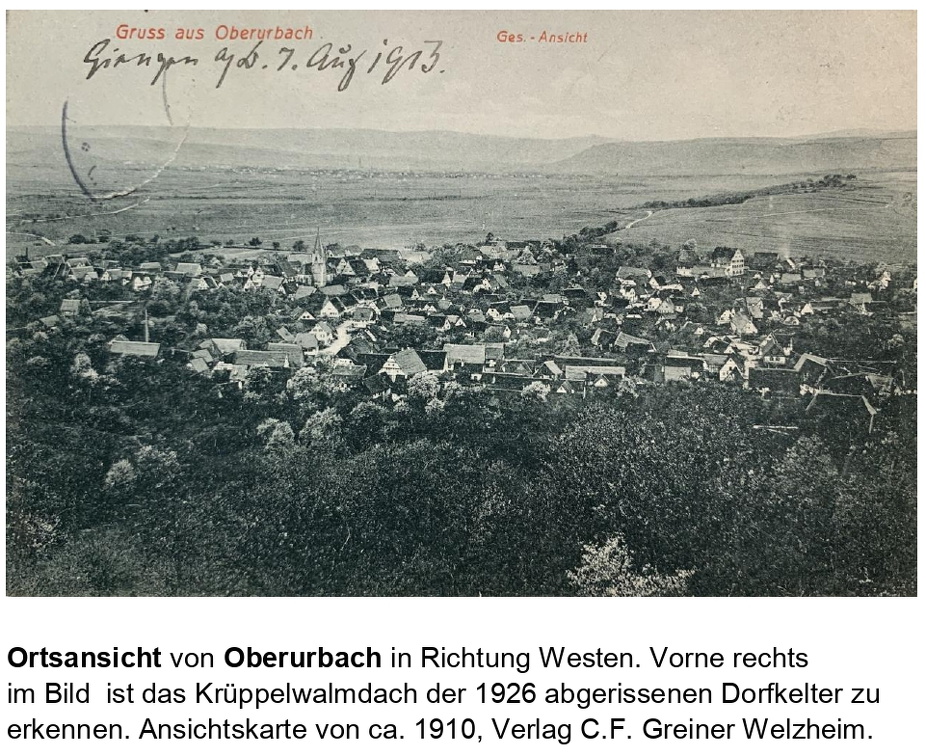 Ansichtskarten Urbach Ortsansichten Ansichtskarte  A02