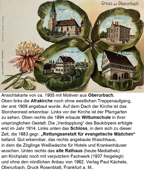 Ansichtskarten Urbach Ortsansichten Ansichtskarte  B01