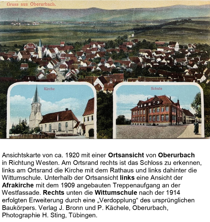 Ansichtskarten Urbach Ortsansichten Ansichtskarte  B03