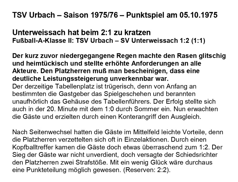 TSV Urbach Saison 1975 1976 TSV Urbach SV Unterweissach 05.10.1975.jpg