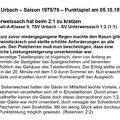 TSV Urbach Saison 1975 1976 TSV Urbach SV Unterweissach 05.10.1975