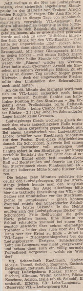 VfL Schorndorf I. Amateurliga Saison 1974 74 VfL Schorndorf SpVgg Ludwigsburg 01.09.1974 Teil 2