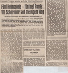 VfL Schorndorf I. Amateurliga Saison 1976 77 VfL Schorndorf SV Goeppinen Original Bericht 04.12.1976