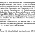 Turngemeinschaft Urbach findet sich 1975 Seite 3