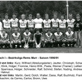 SC Urbach I Saison 1990 1991 Mannschaftsfoto mit Namen