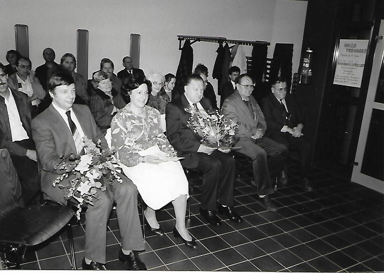 Ehrung 1985 BW Ehrennadel an Rudi Degele und Anneliese Hornung