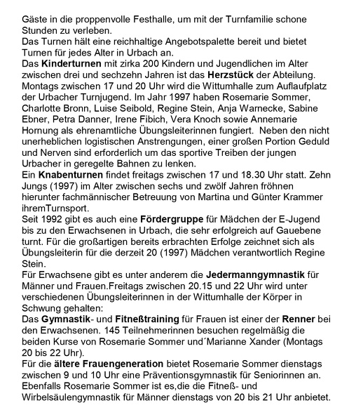 Die Turngemeinschaft Urbach seit 1975 Seite 3