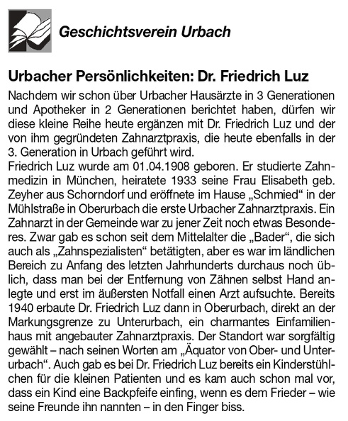 Luz Friedrich Dr. Teil 1